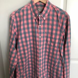Men’s L J. Crew plaid button down long sleeve